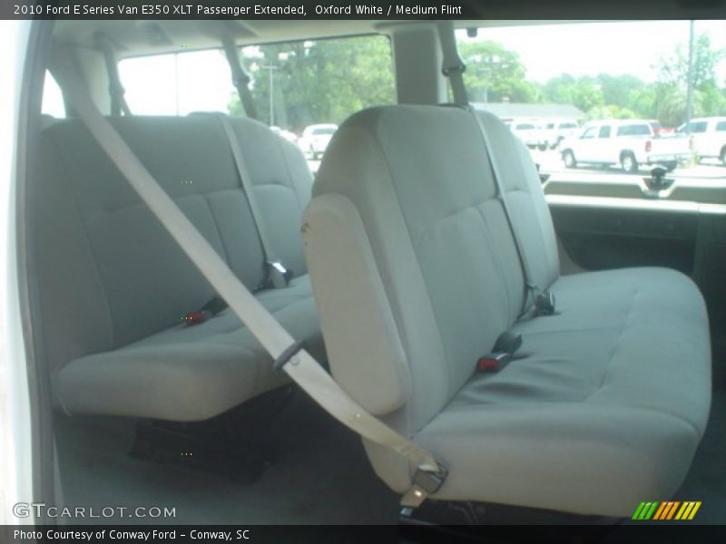 Oxford White / Medium Flint 2010 Ford E Series Van E350 XLT Passenger Extended