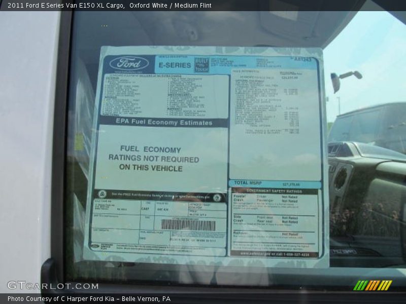 Oxford White / Medium Flint 2011 Ford E Series Van E150 XL Cargo