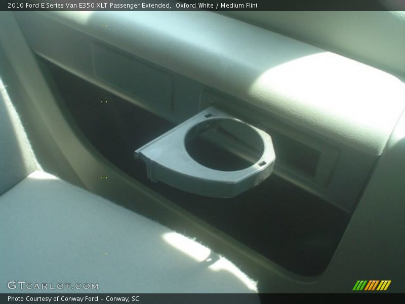 Oxford White / Medium Flint 2010 Ford E Series Van E350 XLT Passenger Extended