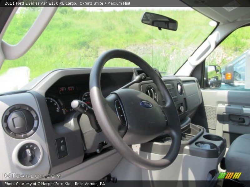 Oxford White / Medium Flint 2011 Ford E Series Van E150 XL Cargo