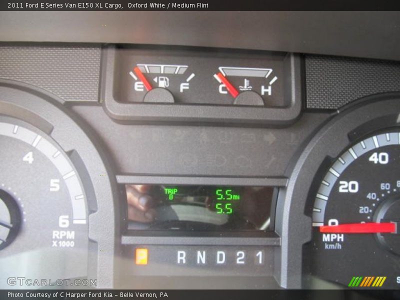 Oxford White / Medium Flint 2011 Ford E Series Van E150 XL Cargo
