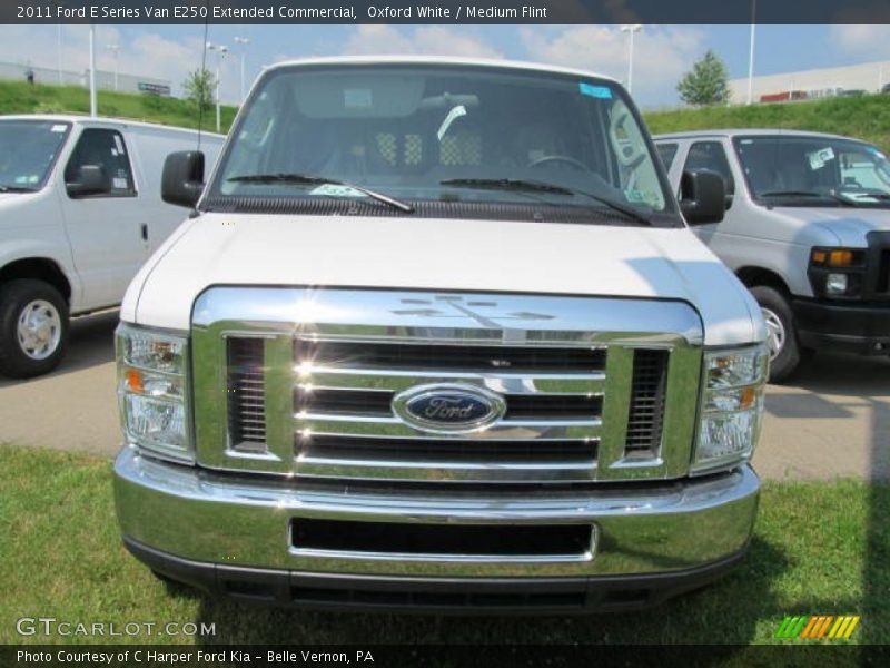 Oxford White / Medium Flint 2011 Ford E Series Van E250 Extended Commercial