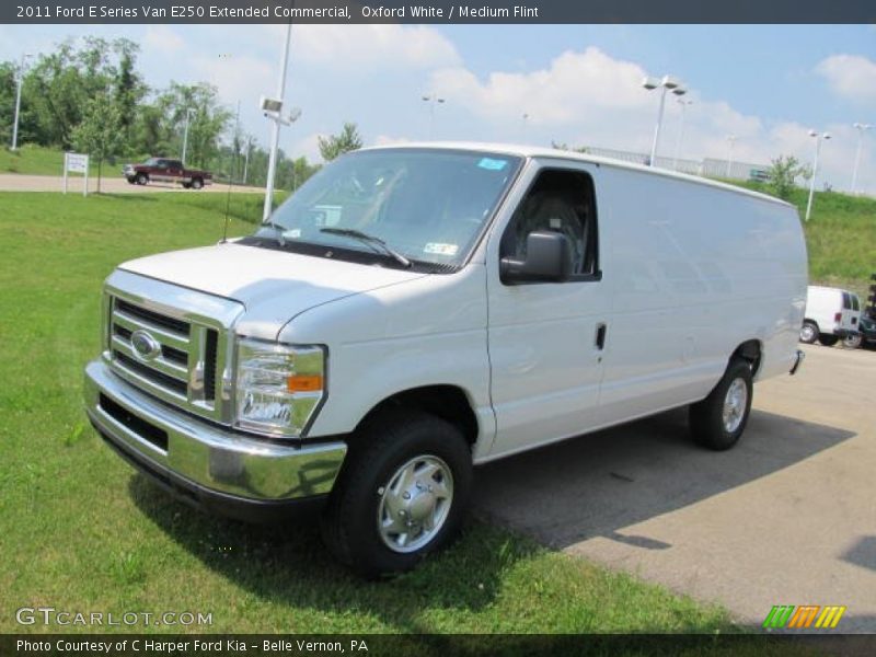 Oxford White / Medium Flint 2011 Ford E Series Van E250 Extended Commercial