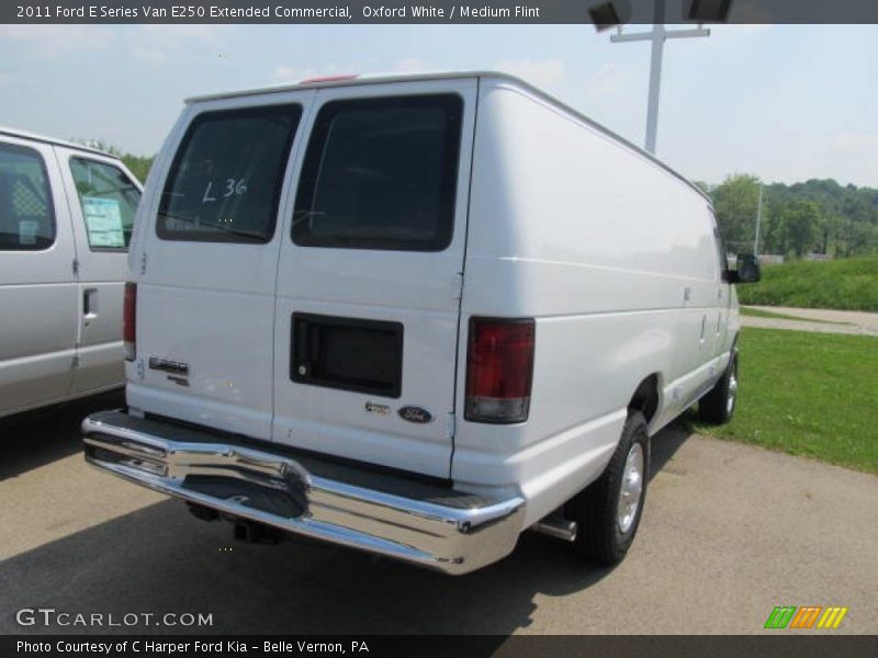 Oxford White / Medium Flint 2011 Ford E Series Van E250 Extended Commercial