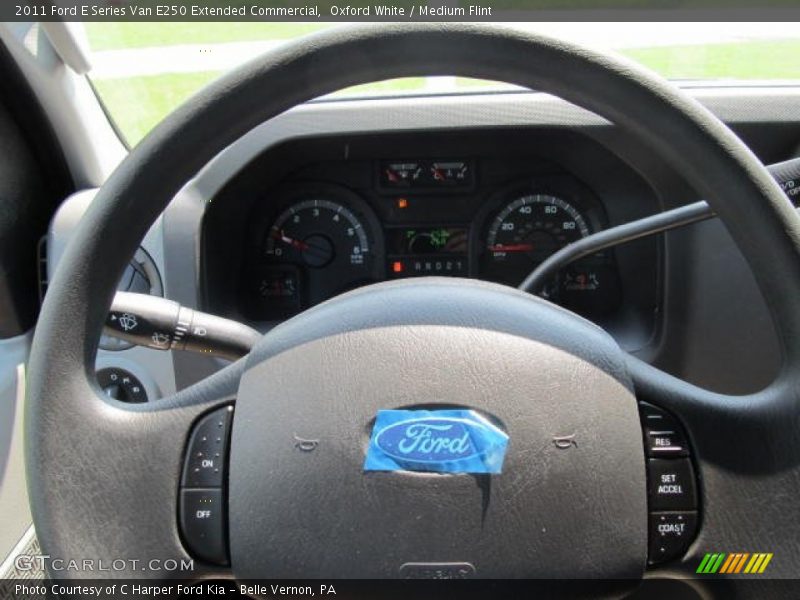 Oxford White / Medium Flint 2011 Ford E Series Van E250 Extended Commercial