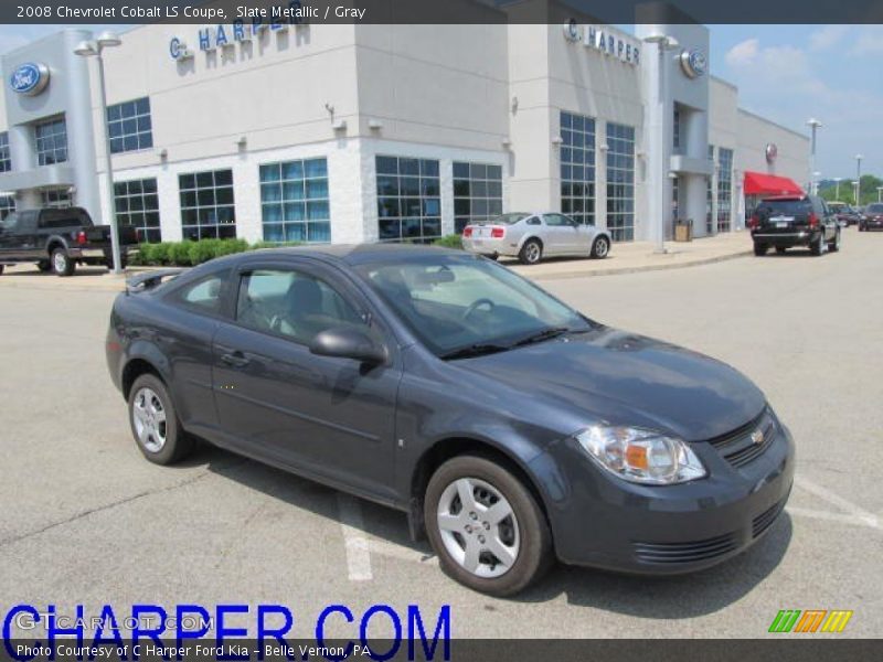 Slate Metallic / Gray 2008 Chevrolet Cobalt LS Coupe