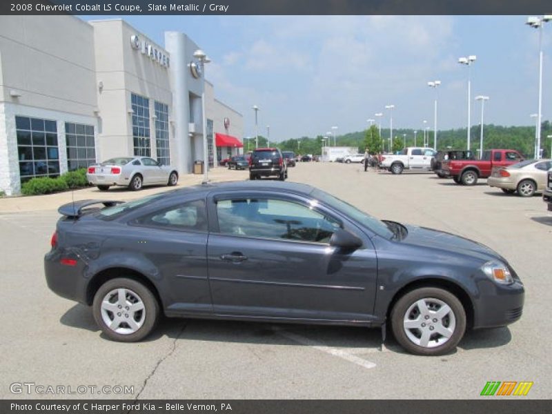 Slate Metallic / Gray 2008 Chevrolet Cobalt LS Coupe