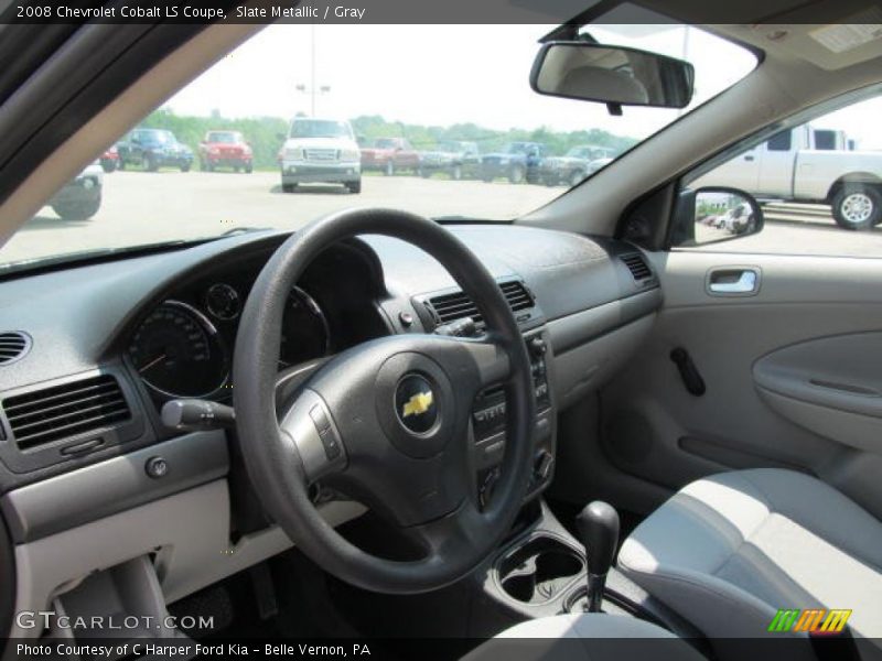 Slate Metallic / Gray 2008 Chevrolet Cobalt LS Coupe