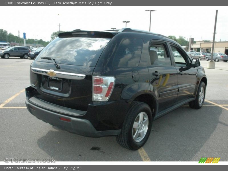 Black Amethyst Metallic / Light Gray 2006 Chevrolet Equinox LT