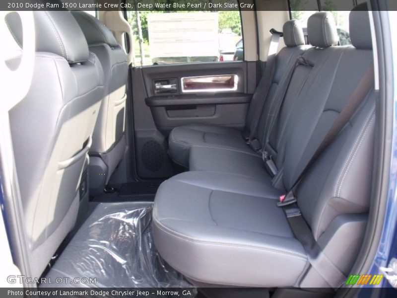 Deep Water Blue Pearl / Dark Slate Gray 2010 Dodge Ram 1500 Laramie Crew Cab