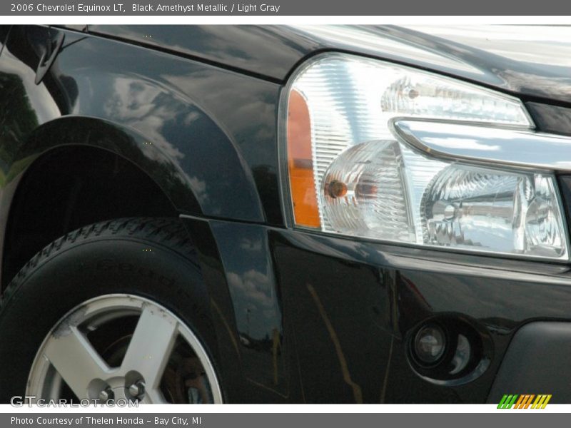 Black Amethyst Metallic / Light Gray 2006 Chevrolet Equinox LT