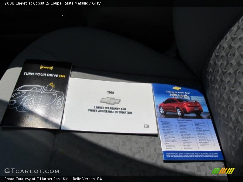 Slate Metallic / Gray 2008 Chevrolet Cobalt LS Coupe