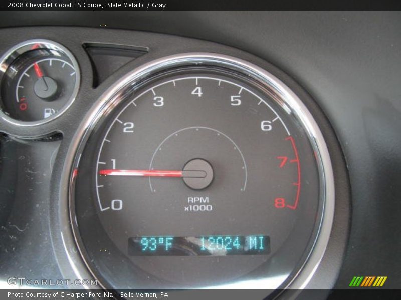 Slate Metallic / Gray 2008 Chevrolet Cobalt LS Coupe