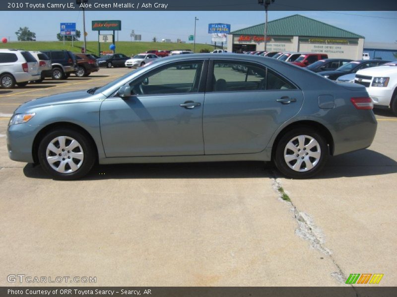 Aloe Green Metallic / Ash Gray 2010 Toyota Camry LE