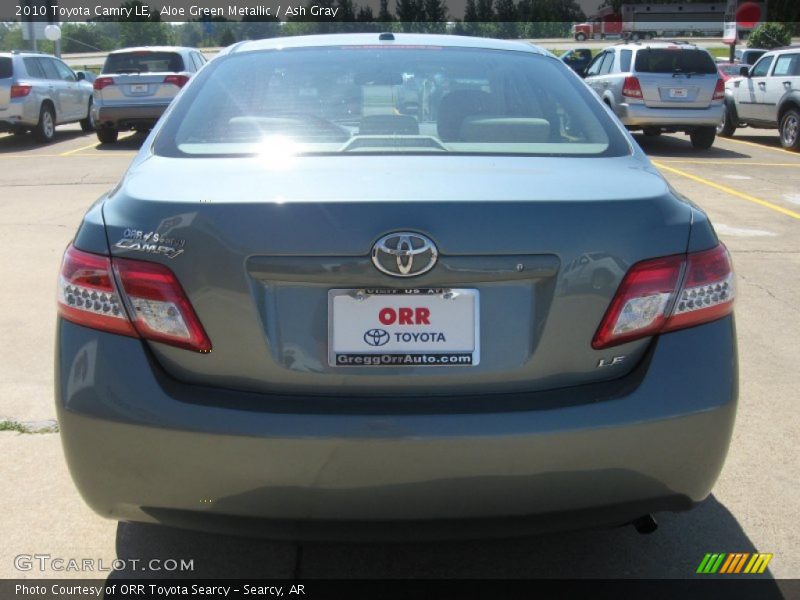 Aloe Green Metallic / Ash Gray 2010 Toyota Camry LE