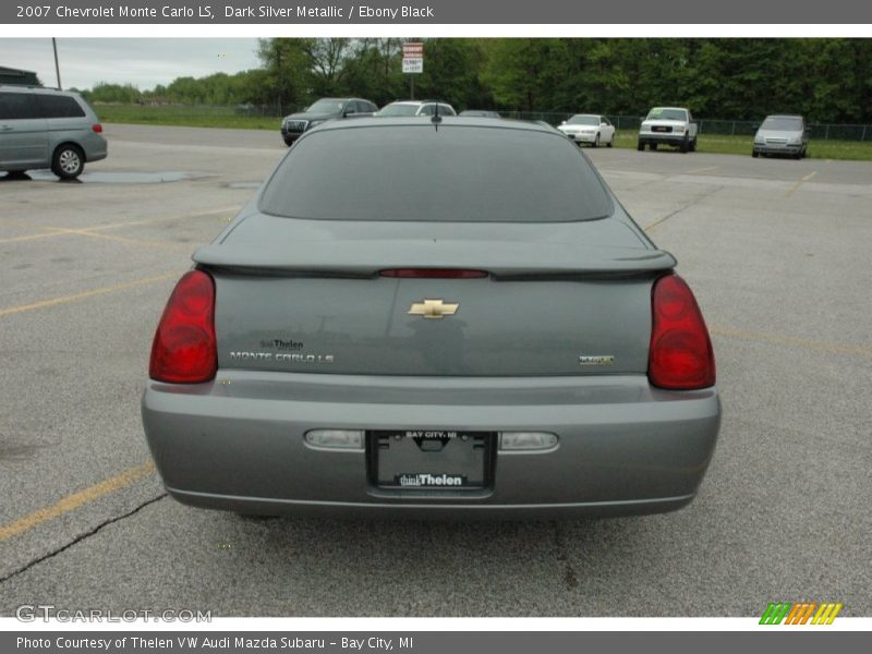 Dark Silver Metallic / Ebony Black 2007 Chevrolet Monte Carlo LS