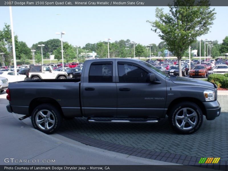 Mineral Gray Metallic / Medium Slate Gray 2007 Dodge Ram 1500 Sport Quad Cab