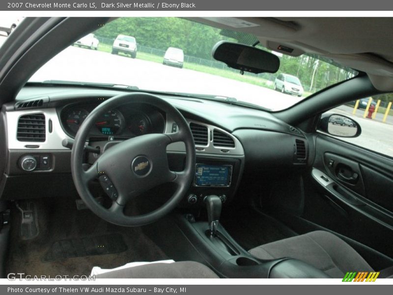 Dark Silver Metallic / Ebony Black 2007 Chevrolet Monte Carlo LS