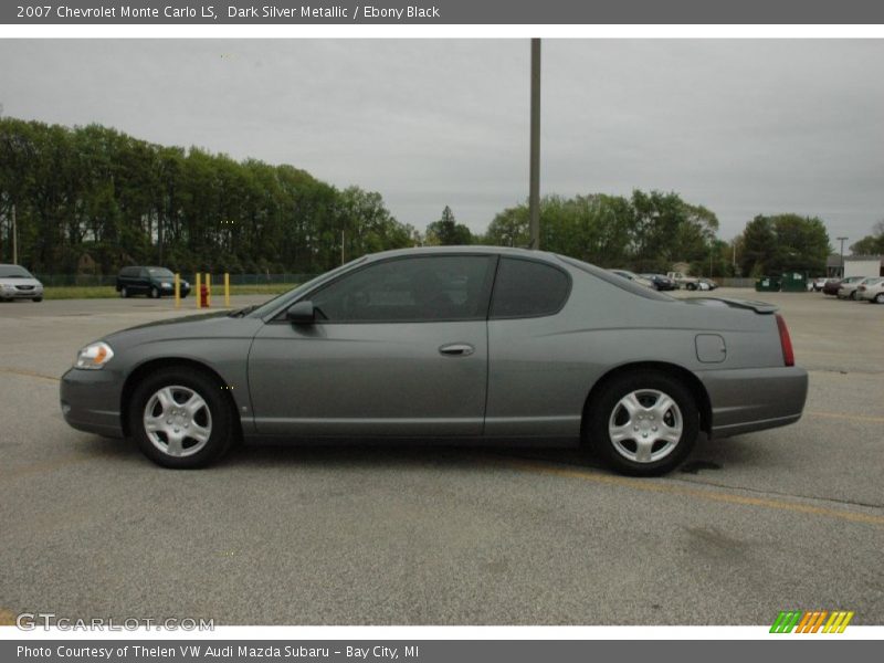Dark Silver Metallic / Ebony Black 2007 Chevrolet Monte Carlo LS