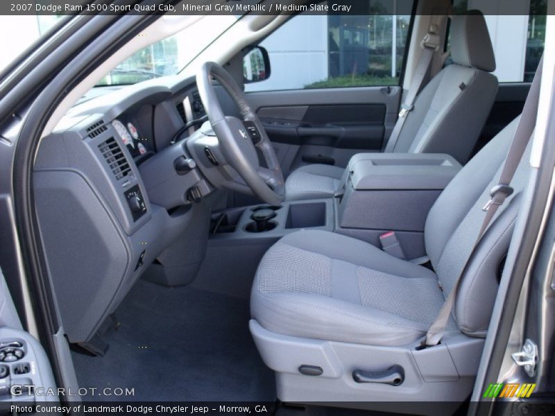 Mineral Gray Metallic / Medium Slate Gray 2007 Dodge Ram 1500 Sport Quad Cab