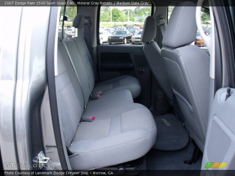 Mineral Gray Metallic / Medium Slate Gray 2007 Dodge Ram 1500 Sport Quad Cab