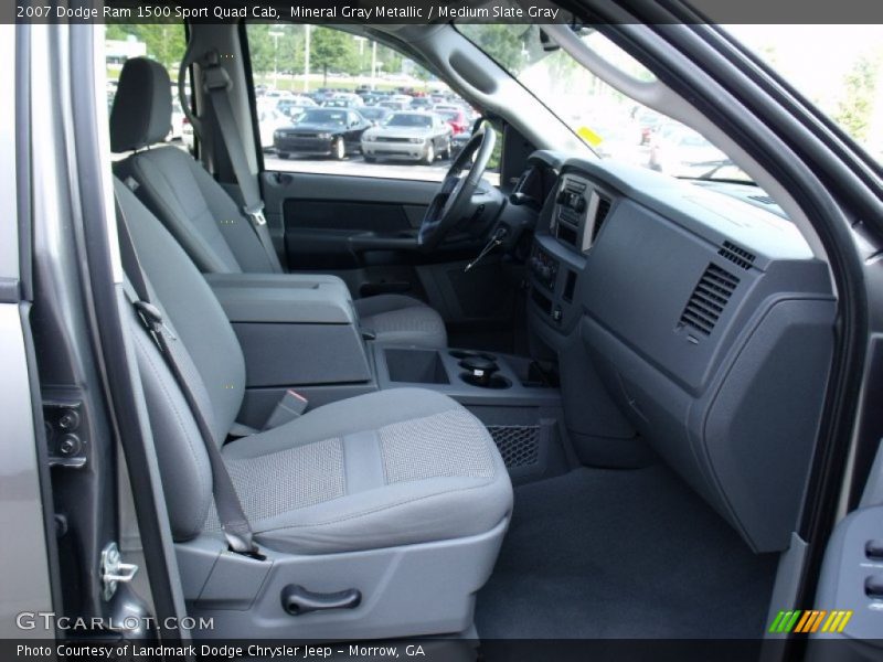 Mineral Gray Metallic / Medium Slate Gray 2007 Dodge Ram 1500 Sport Quad Cab