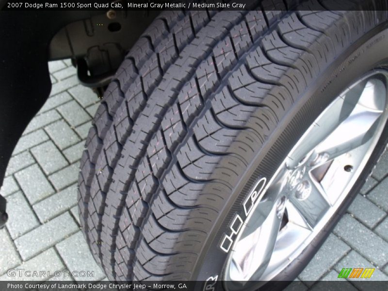 Mineral Gray Metallic / Medium Slate Gray 2007 Dodge Ram 1500 Sport Quad Cab