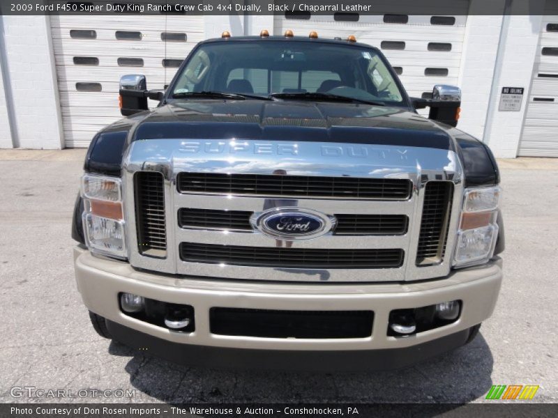 Black / Chaparral Leather 2009 Ford F450 Super Duty King Ranch Crew Cab 4x4 Dually