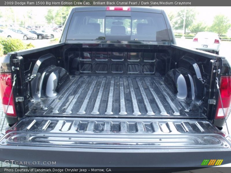 Brilliant Black Crystal Pearl / Dark Slate/Medium Graystone 2009 Dodge Ram 1500 Big Horn Edition Crew Cab