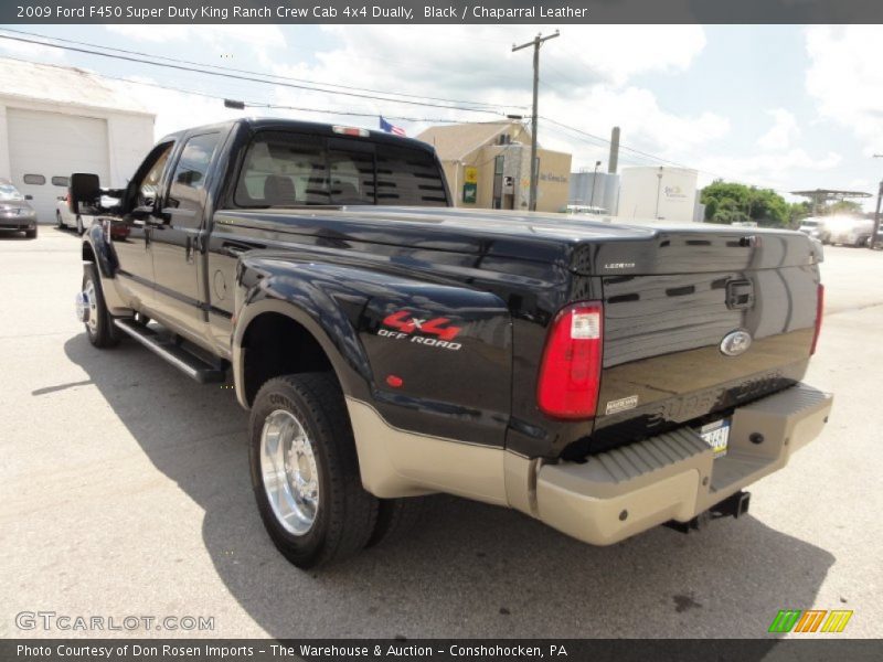Black / Chaparral Leather 2009 Ford F450 Super Duty King Ranch Crew Cab 4x4 Dually
