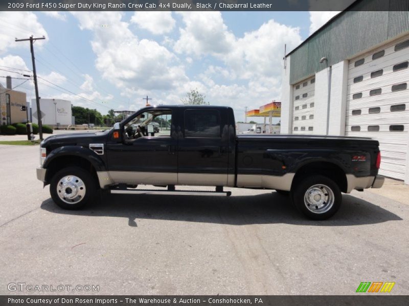 Black / Chaparral Leather 2009 Ford F450 Super Duty King Ranch Crew Cab 4x4 Dually