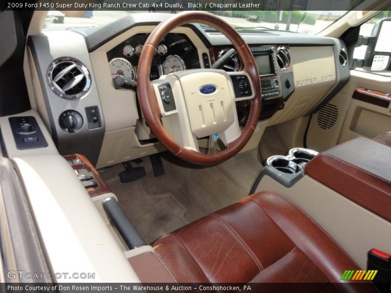  2009 F450 Super Duty King Ranch Crew Cab 4x4 Dually Chaparral Leather Interior