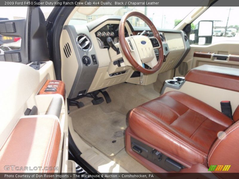  2009 F450 Super Duty King Ranch Crew Cab 4x4 Dually Chaparral Leather Interior