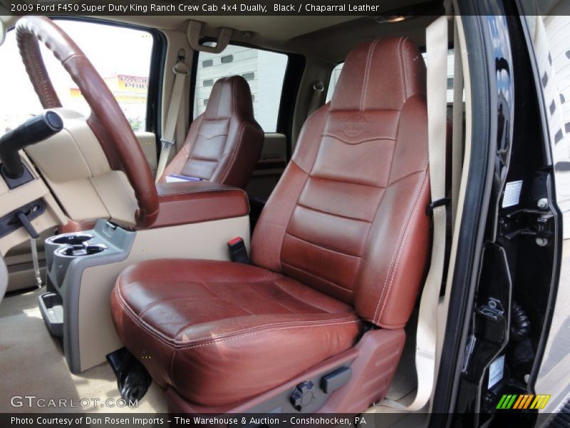  2009 F450 Super Duty King Ranch Crew Cab 4x4 Dually Chaparral Leather Interior