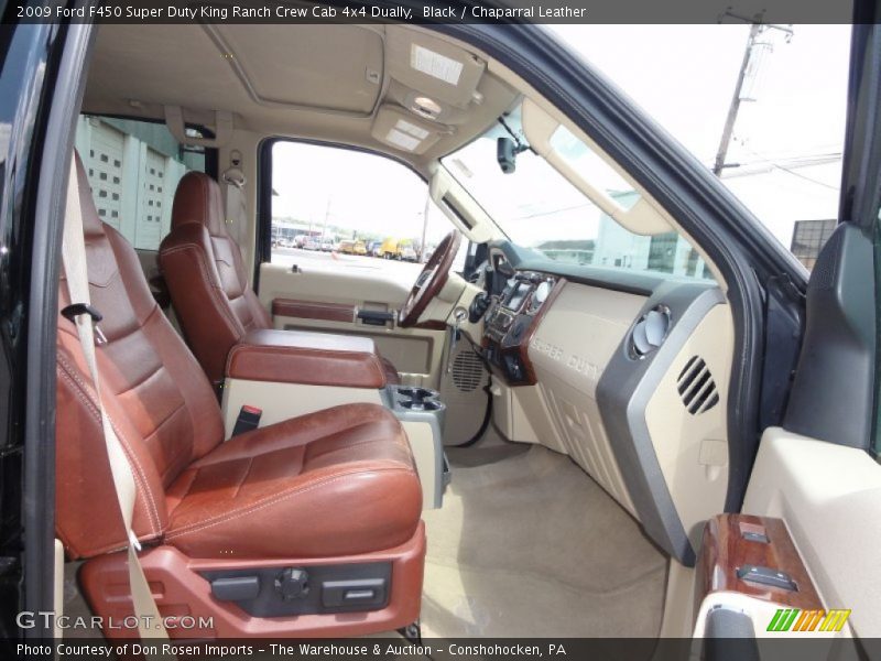  2009 F450 Super Duty King Ranch Crew Cab 4x4 Dually Chaparral Leather Interior