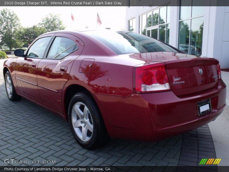 Inferno Red Crystal Pearl / Dark Slate Gray 2010 Dodge Charger SXT