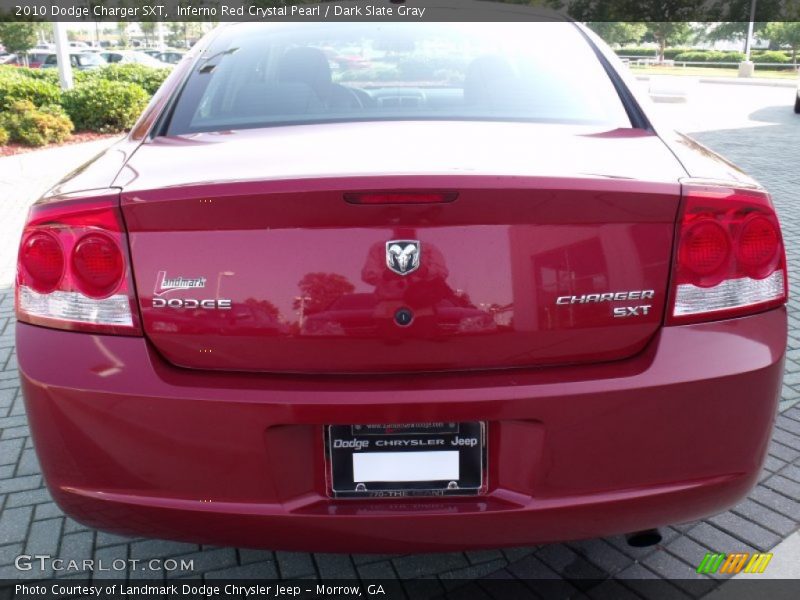 Inferno Red Crystal Pearl / Dark Slate Gray 2010 Dodge Charger SXT