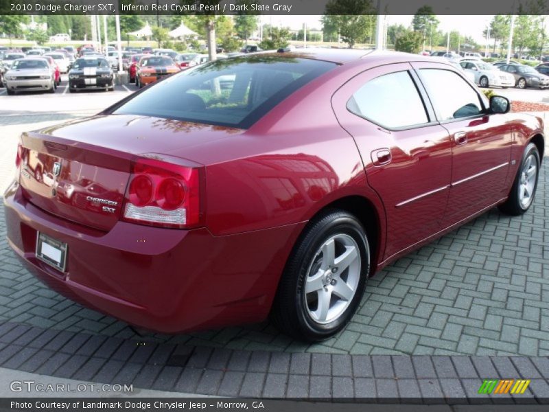 Inferno Red Crystal Pearl / Dark Slate Gray 2010 Dodge Charger SXT
