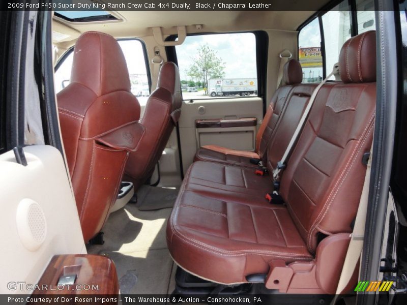 2009 F450 Super Duty King Ranch Crew Cab 4x4 Dually Chaparral Leather Interior