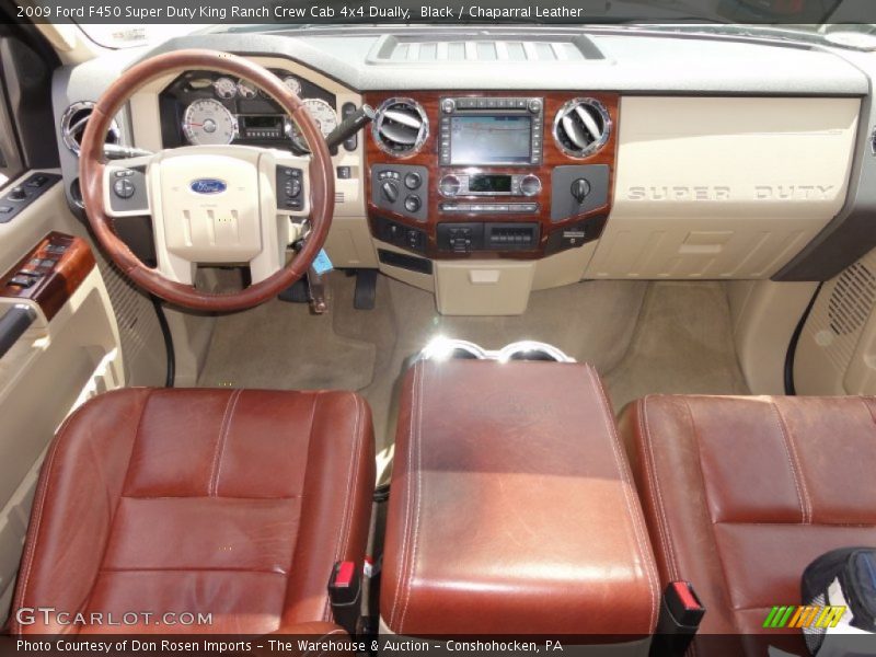 Dashboard of 2009 F450 Super Duty King Ranch Crew Cab 4x4 Dually