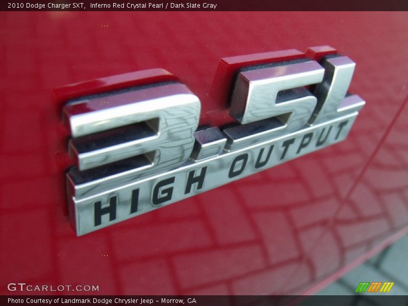 Inferno Red Crystal Pearl / Dark Slate Gray 2010 Dodge Charger SXT