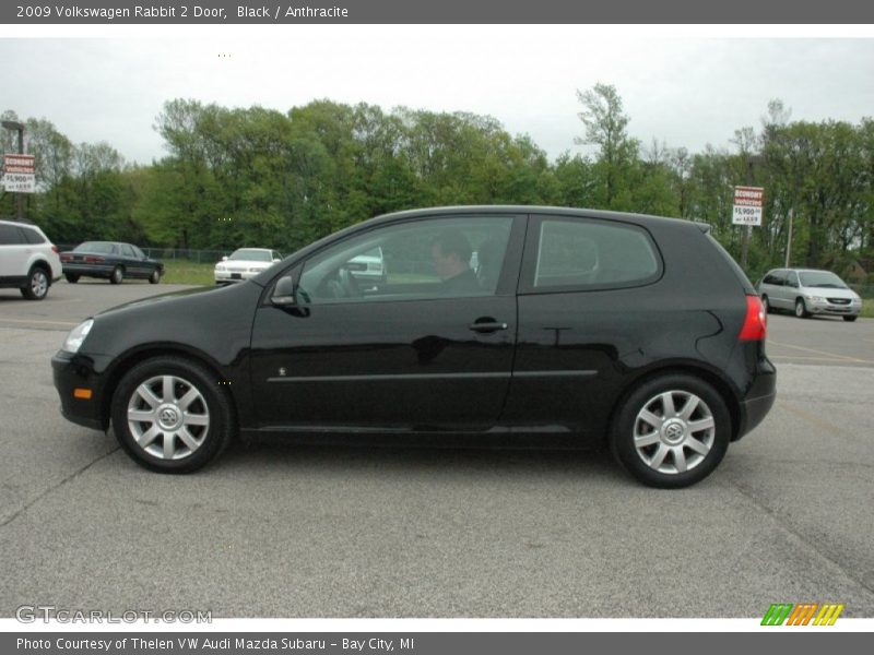 Black / Anthracite 2009 Volkswagen Rabbit 2 Door