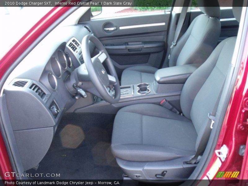 Inferno Red Crystal Pearl / Dark Slate Gray 2010 Dodge Charger SXT