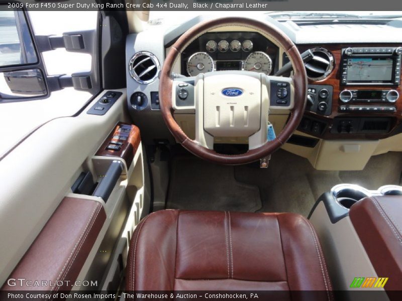  2009 F450 Super Duty King Ranch Crew Cab 4x4 Dually Chaparral Leather Interior