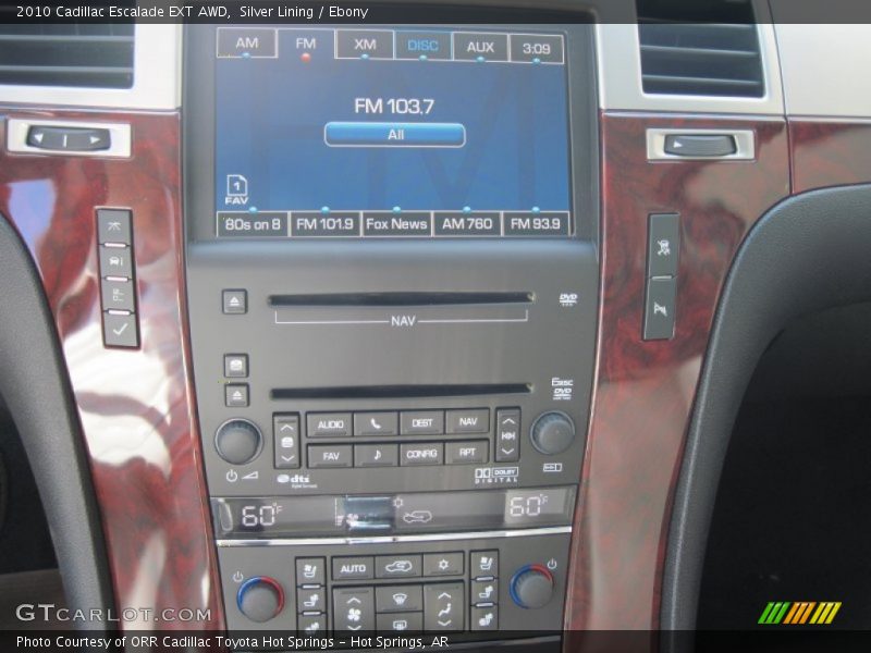 Silver Lining / Ebony 2010 Cadillac Escalade EXT AWD