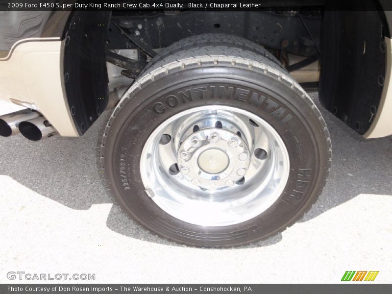 Black / Chaparral Leather 2009 Ford F450 Super Duty King Ranch Crew Cab 4x4 Dually