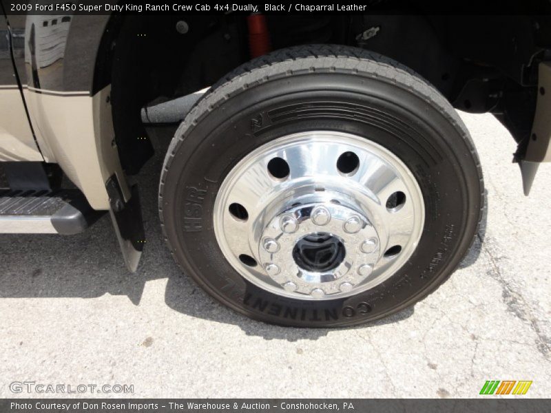 Black / Chaparral Leather 2009 Ford F450 Super Duty King Ranch Crew Cab 4x4 Dually