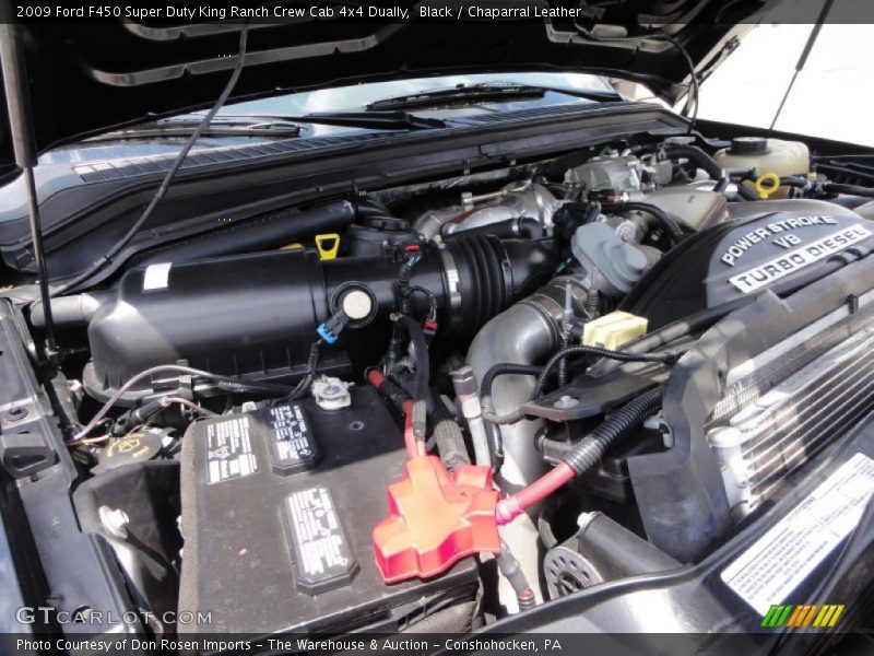 Black / Chaparral Leather 2009 Ford F450 Super Duty King Ranch Crew Cab 4x4 Dually