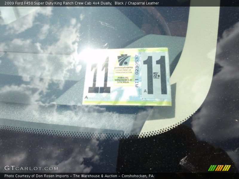 Black / Chaparral Leather 2009 Ford F450 Super Duty King Ranch Crew Cab 4x4 Dually