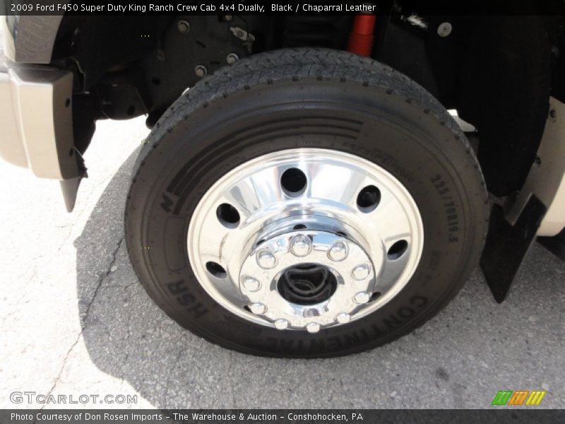 Black / Chaparral Leather 2009 Ford F450 Super Duty King Ranch Crew Cab 4x4 Dually